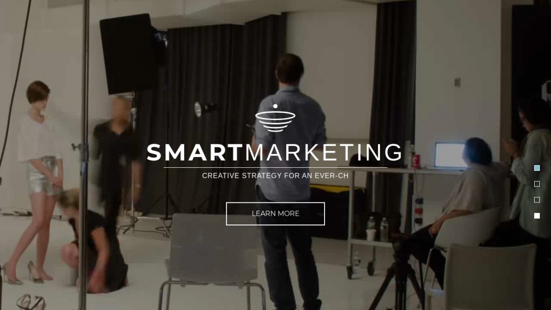 Screenshot of Pulse Creative's Website