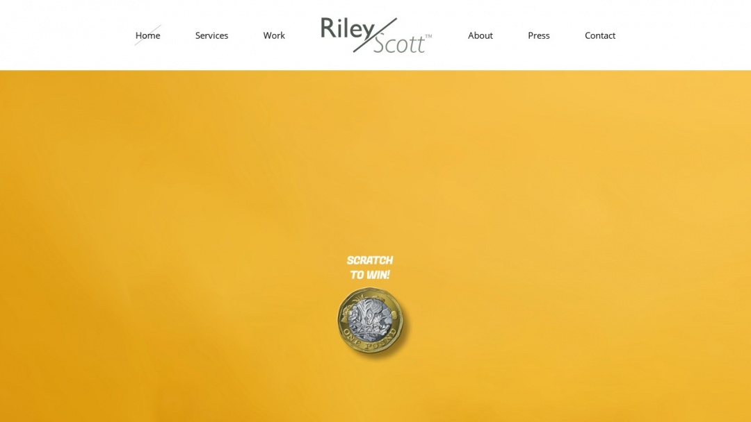 Screenshot of Riley Scott Ltd's Website