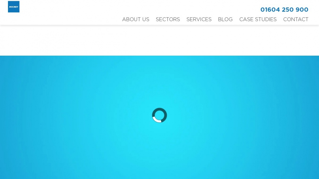 Screenshot of Rocket Creative's Website