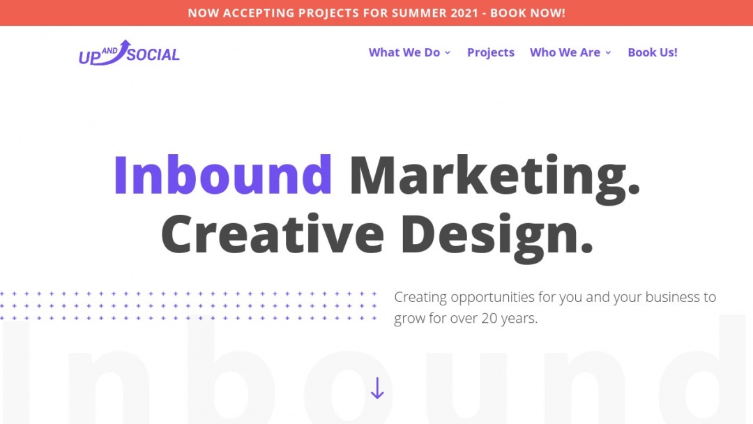 Screenshot of Seedling's Website