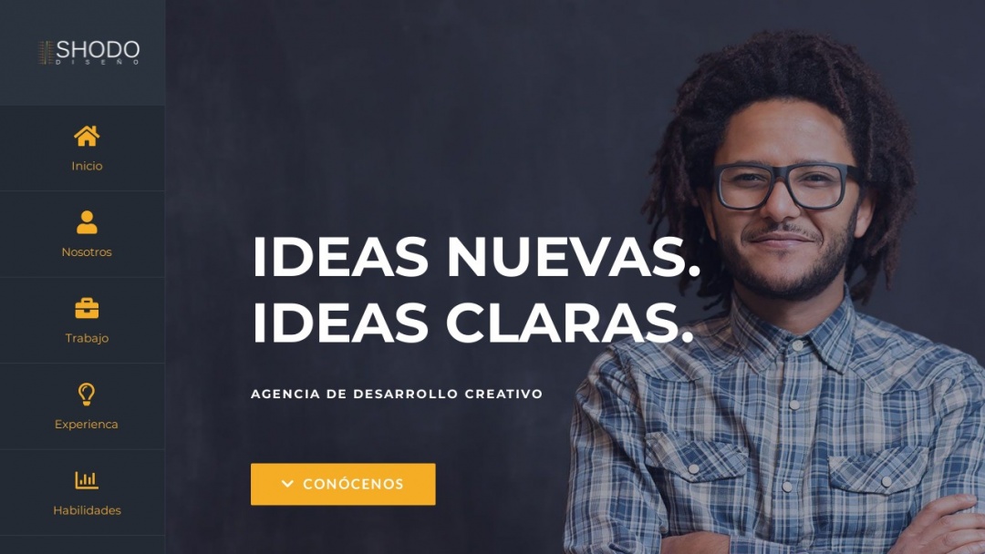 Screenshot of Shodo Diseño's Website