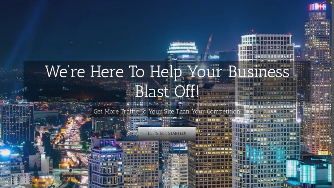 Screenshot of Social Giant Marketing's Website