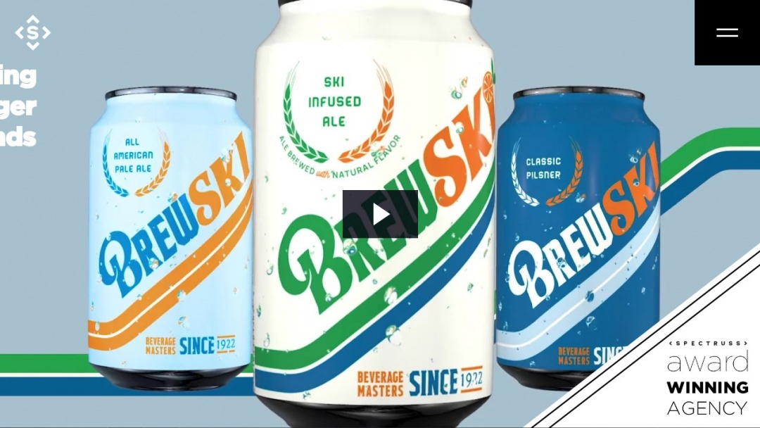 Screenshot of Spectruss's Website