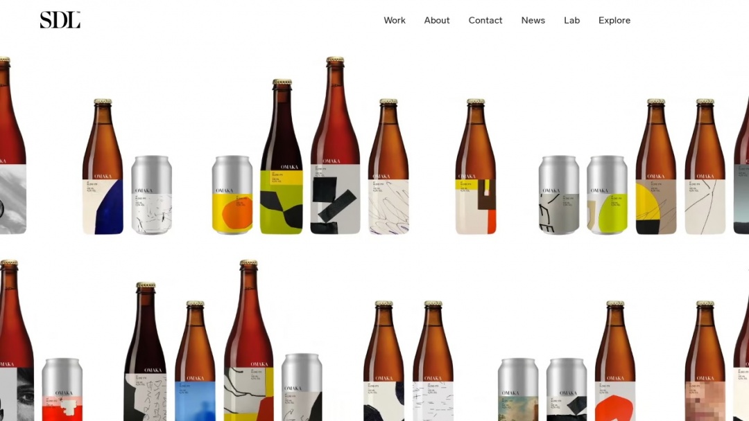 Screenshot of Stockholm Design Lab's Website