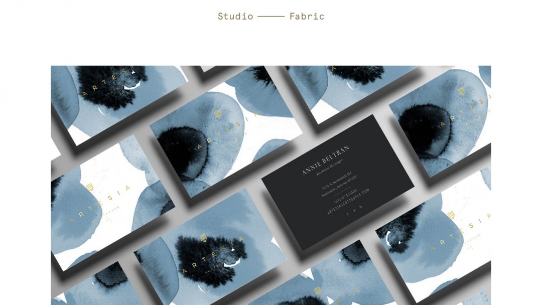 Screenshot of Studio Fabric's Website