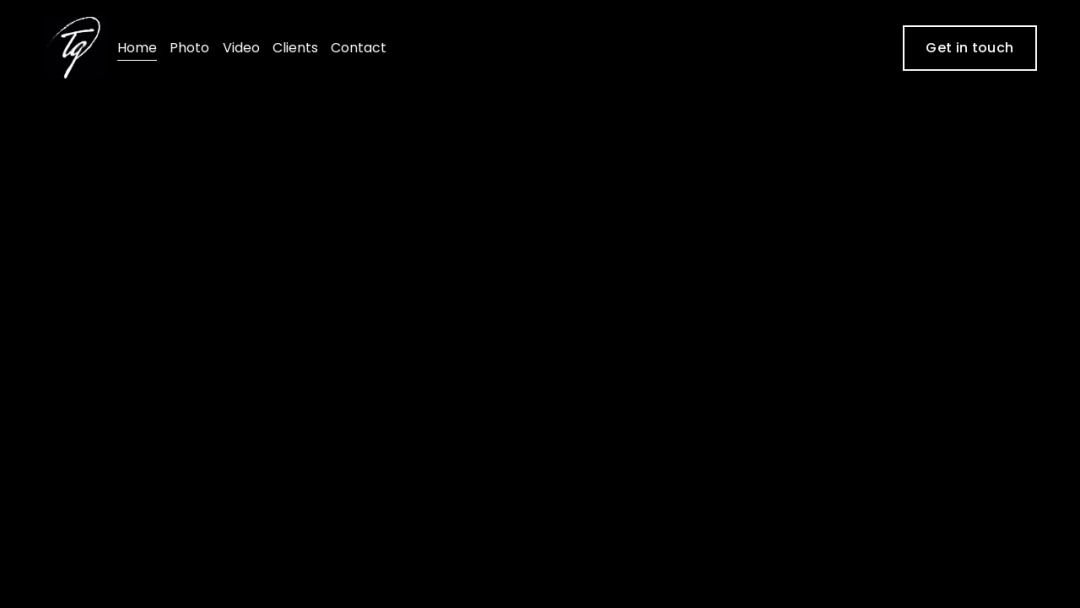 Screenshot of TG Media Productions LLC's Website