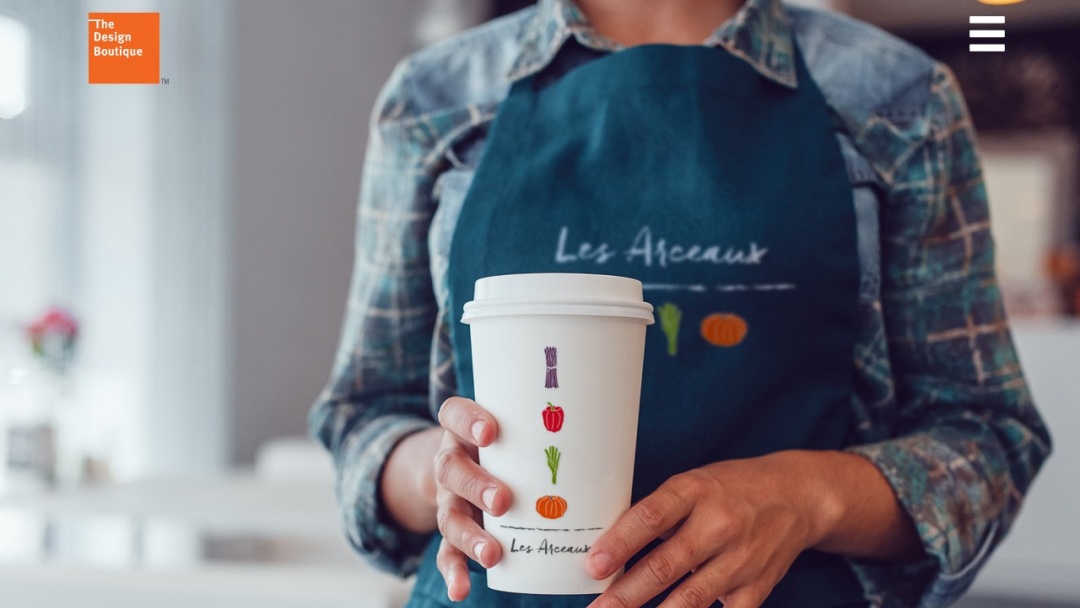 Screenshot of The Design Boutique, Inc.'s Website