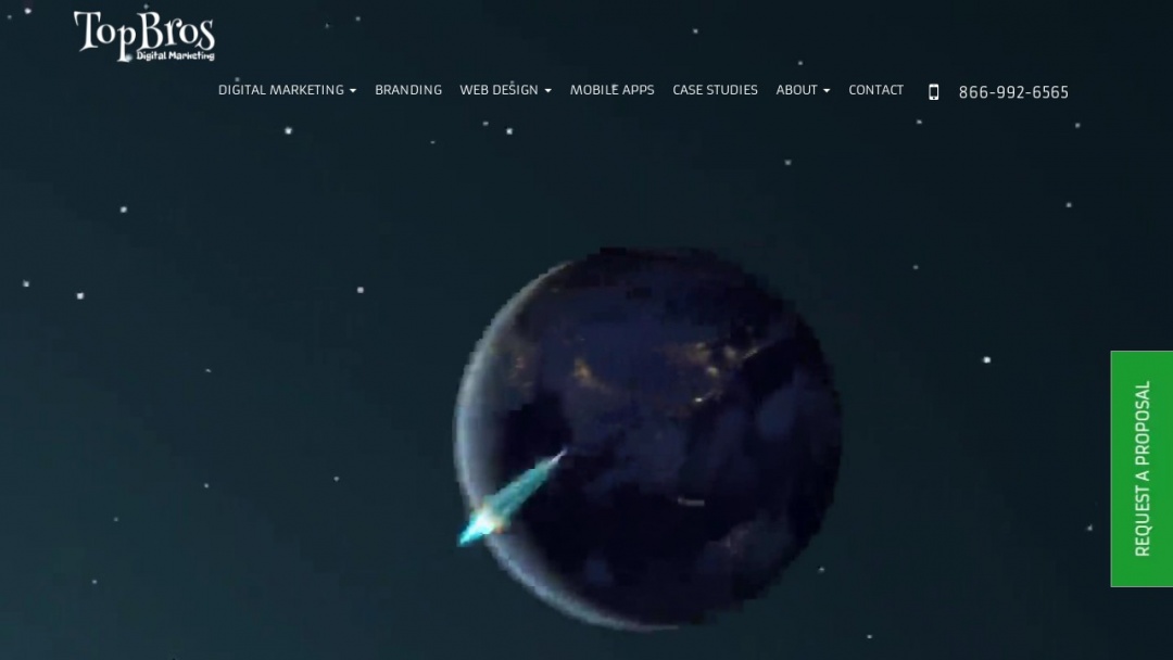 Screenshot of Top Bros's Website