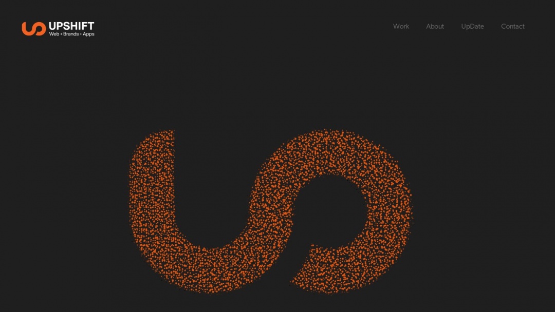 Screenshot of UpShift's Website