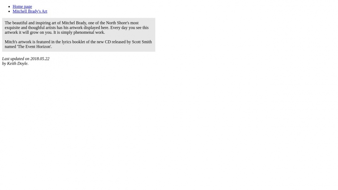 Screenshot of via Design's Website