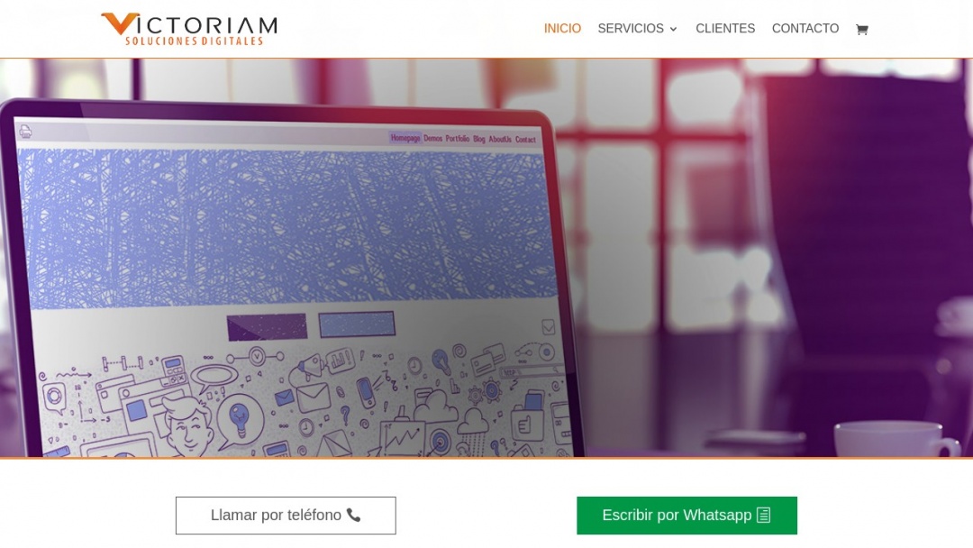 Screenshot of Victoriam Soluciones Digitales Tiendas en Línea's Website