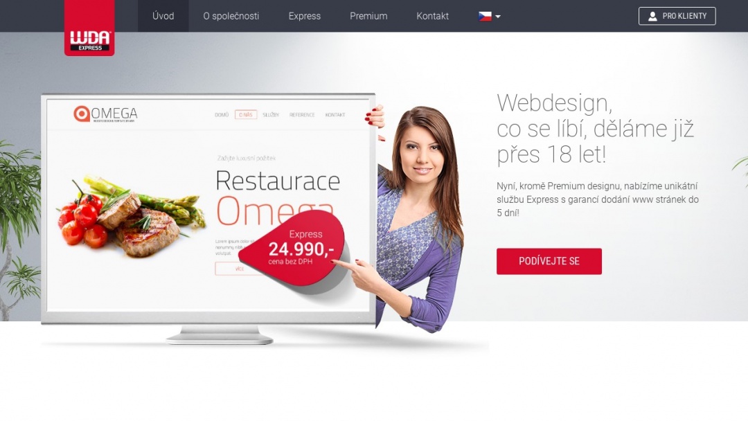 Screenshot of W.D.A. Czech, s.r.o.'s Website