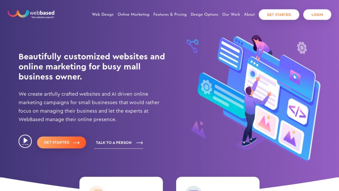 Screenshot of WebBased.com's Website