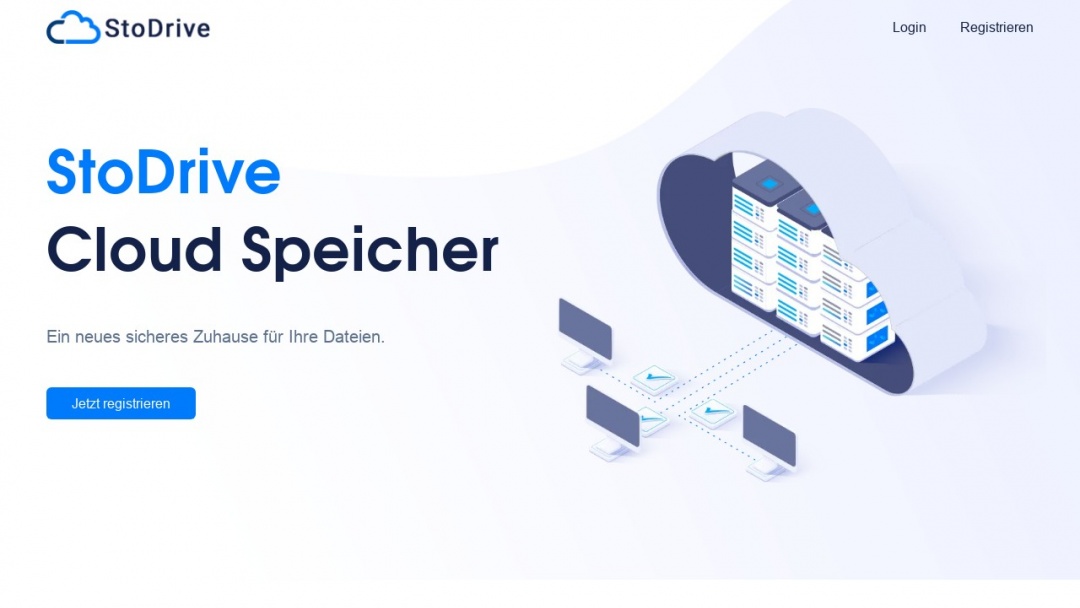 Screenshot of WebCP's Website