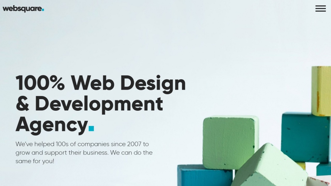 Screenshot of Websquare IT Solutions Ltd's Website