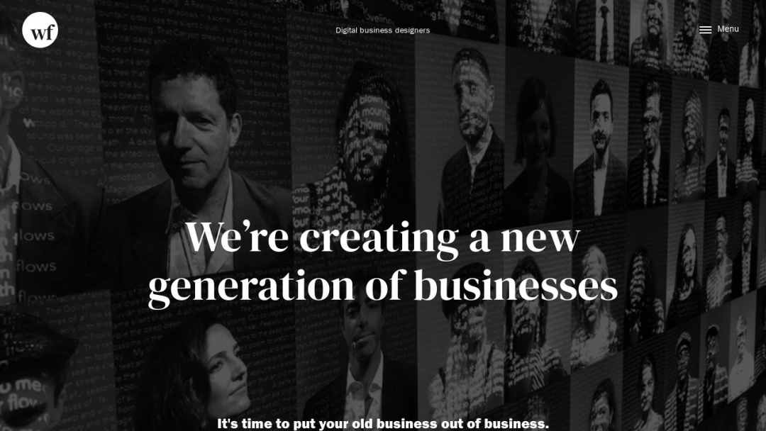 Screenshot of Wilson Fletcher's Website