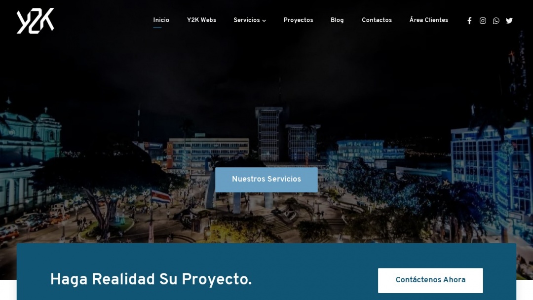 Screenshot of Y2K Webs's Website