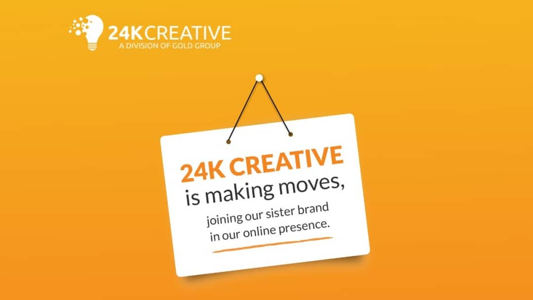 Screenshot of 24K Creative's Website