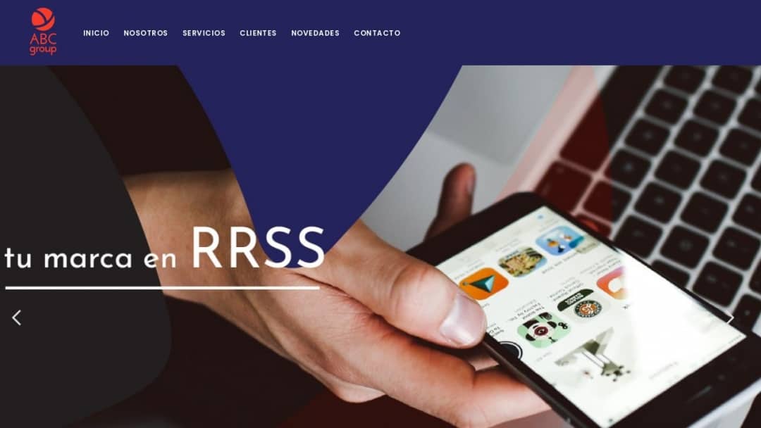 Screenshot of ABC Group Consultora's Website