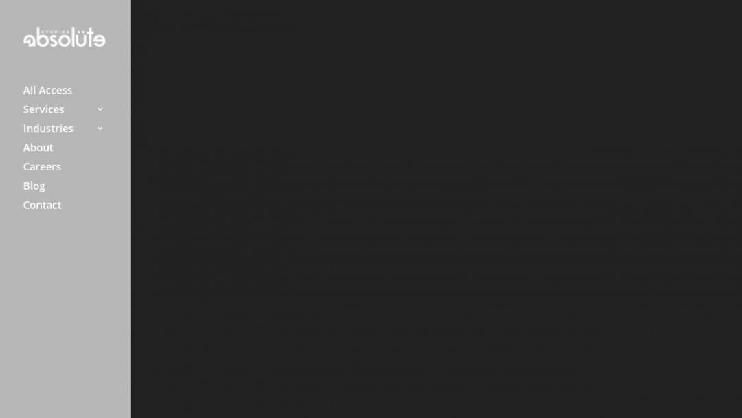 Screenshot of Absolute Marketing Group's Website