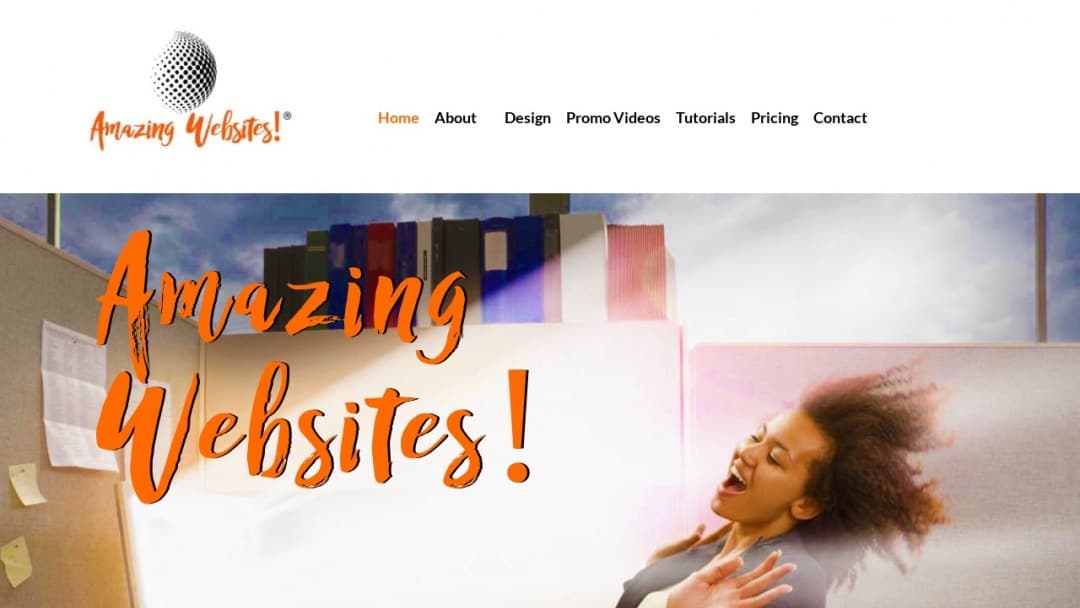 Screenshot of Amazing Websites's Website