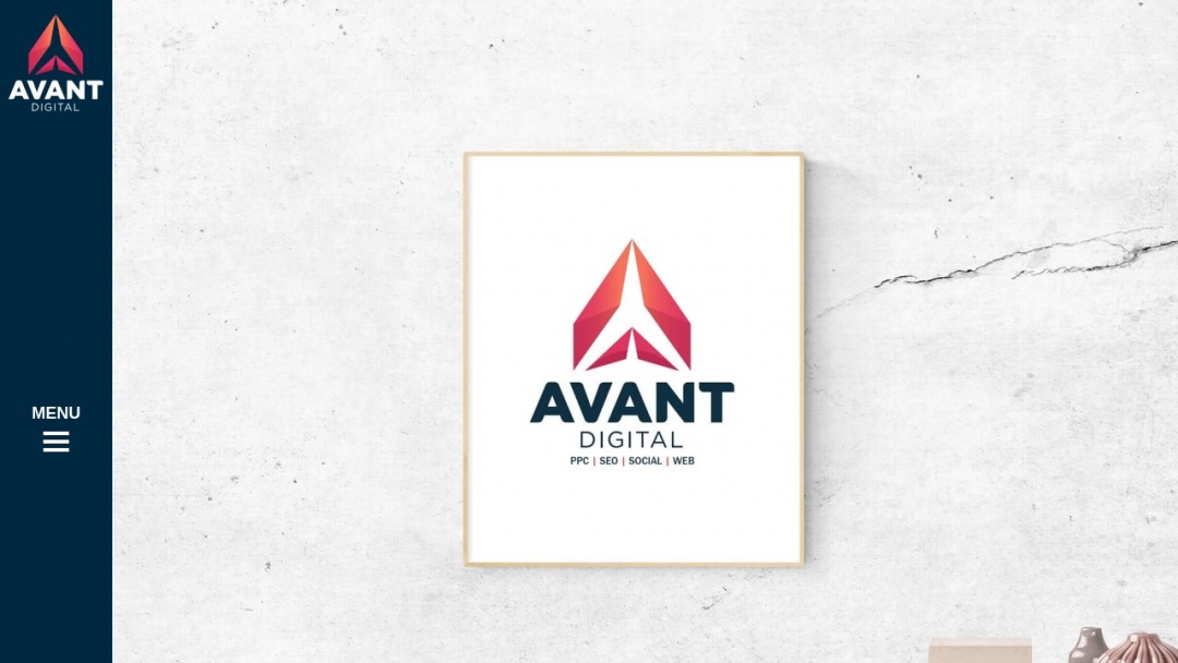 Screenshot of Avant Digital's Website