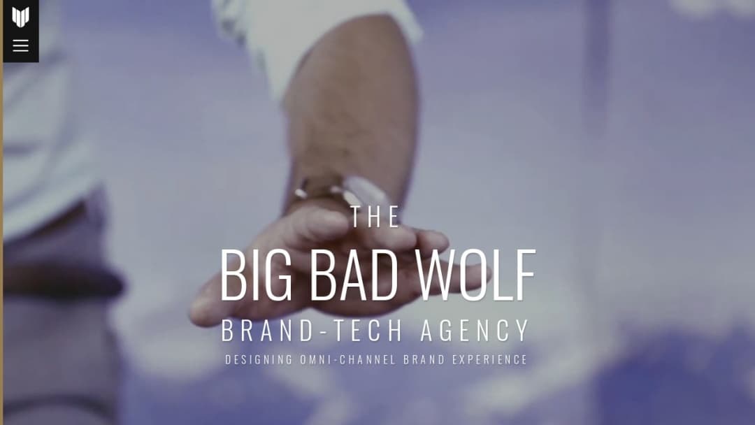 Screenshot of BIG BAD WOLF's Website