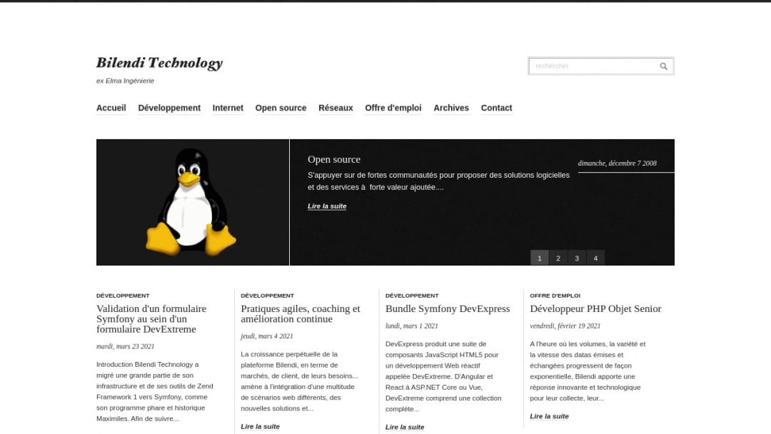 Screenshot of Bilendi Technology's Website