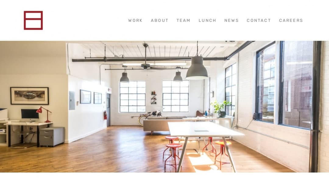 Screenshot of Box 8 Creative's Website