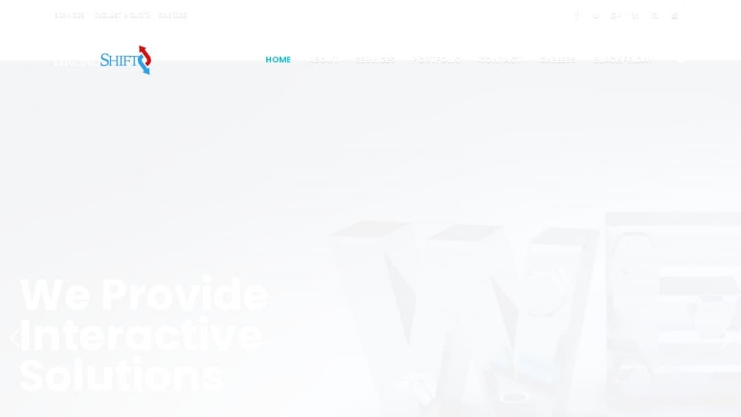 Screenshot of Broadshift Technologies Ltd's Website