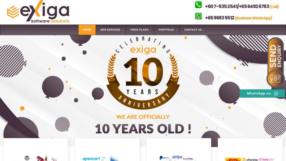 Screenshot of Budget website design | Unlimited Pages In Malaysia's Website