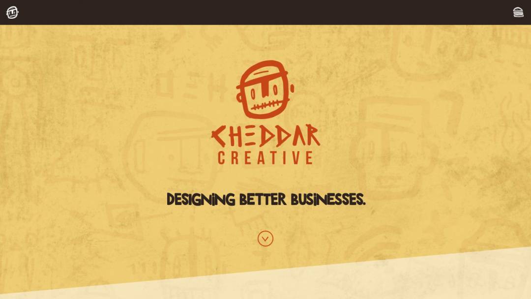 Screenshot of Cheddar Creative's Website