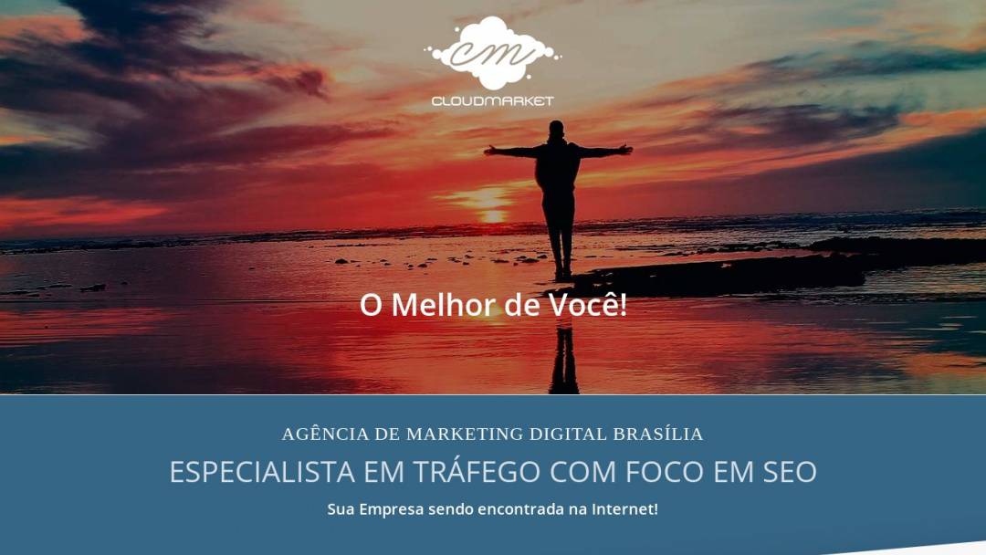 Screenshot of Cloud Market's Website