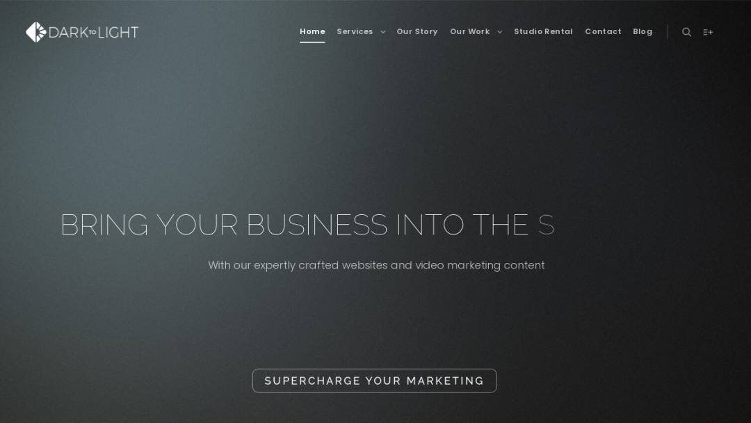 Screenshot of Dark to Light's Website