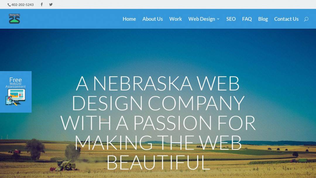 Screenshot of DesignBy2s's Website