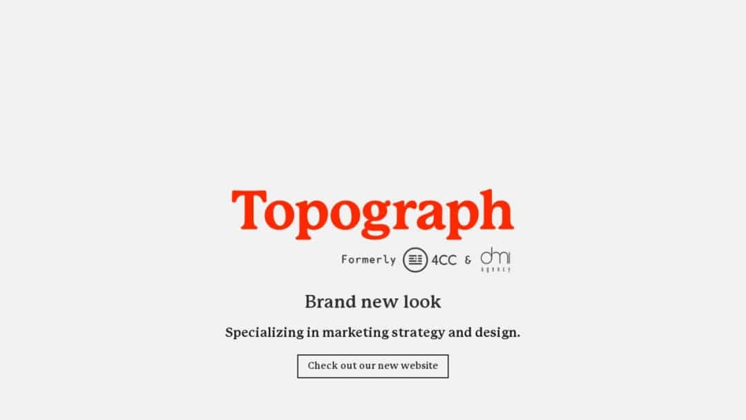 Screenshot of DMI Agency's Website