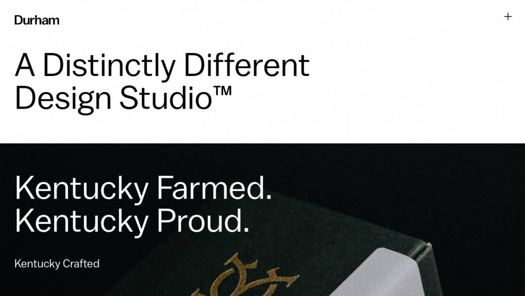 Screenshot of Durham Brand & Co's Website