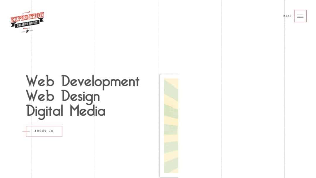 Screenshot of Expedition Creative Works's Website