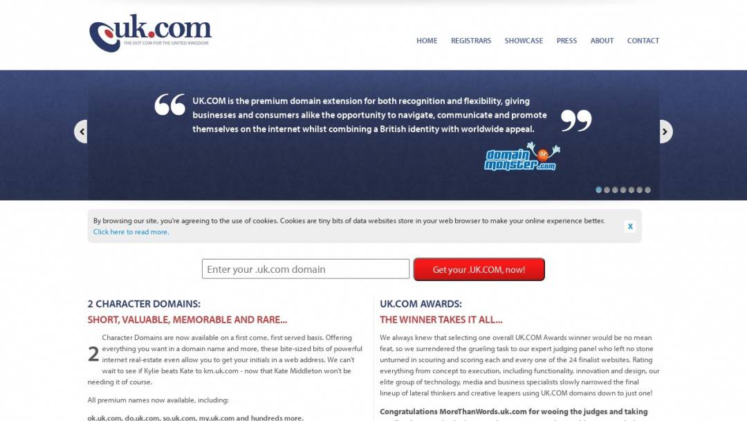 Screenshot of Foodsmiths Mktg's Website