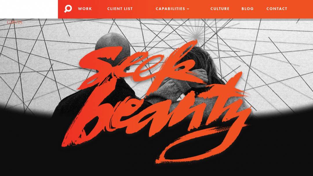 Screenshot of Girvin's Website