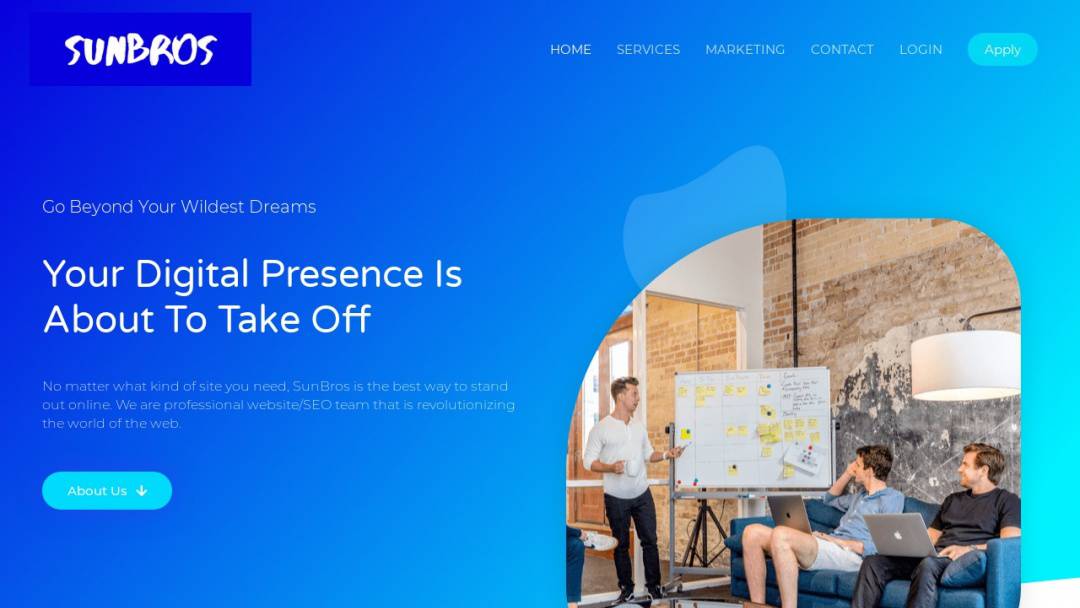 Screenshot of Goockle's Website