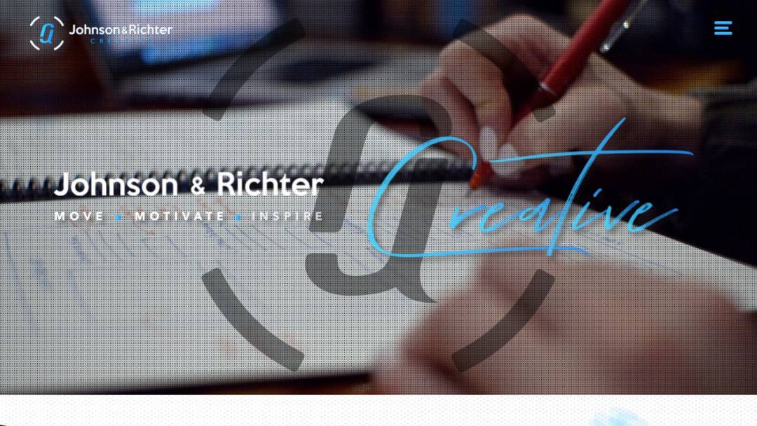 Screenshot of Johnson Design and Video's Website