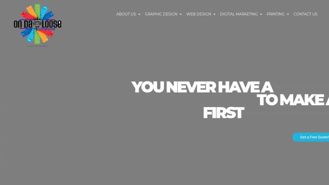 Screenshot of On Da Loose Designs's Website