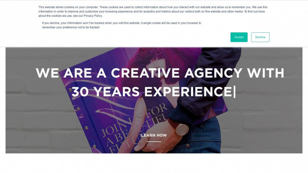 Screenshot of The Designlab's Website