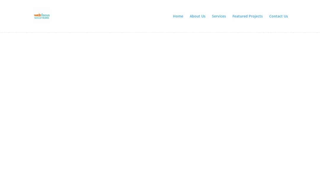 Screenshot of Web Focus Solutions Kenya's Website