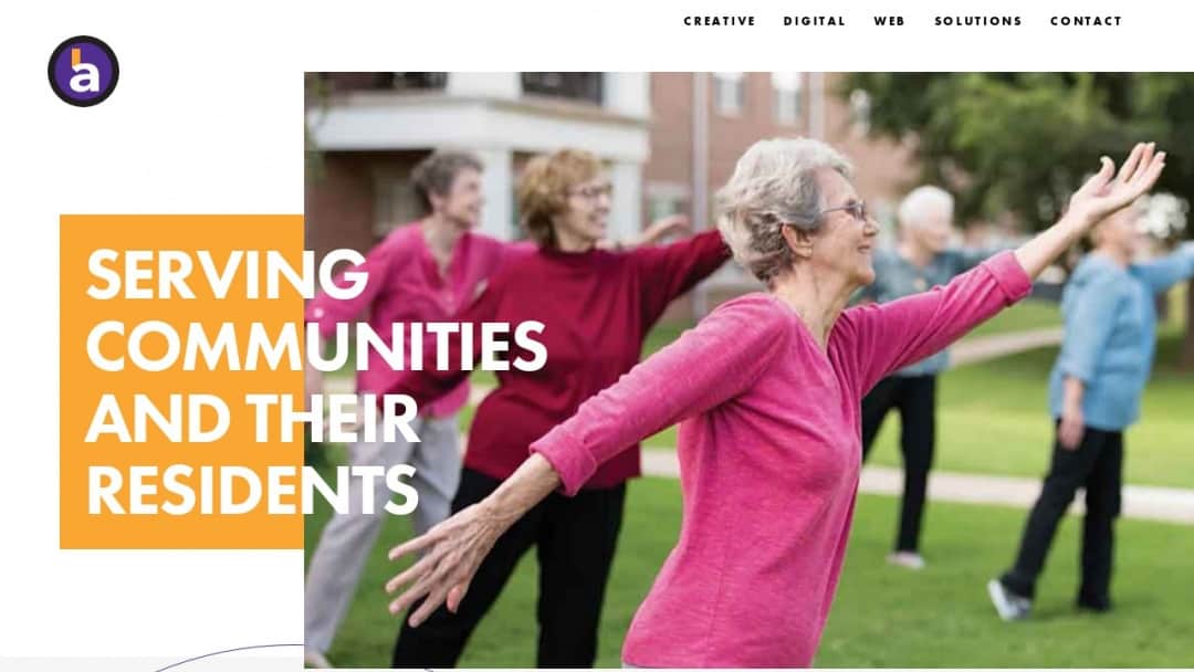 Screenshot of Anstey Hodge Advertising Group's Website