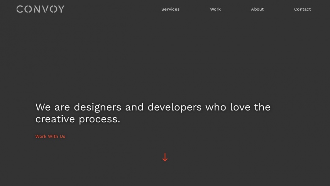Screenshot of Convoy, LLC VA's Website