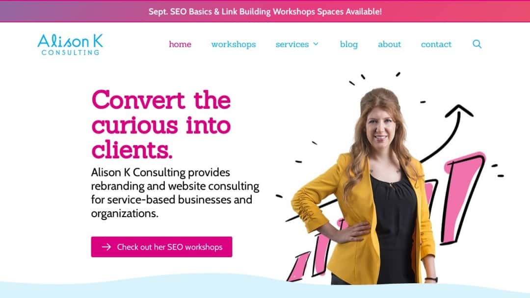 Screenshot of Eraserheader Design's Website