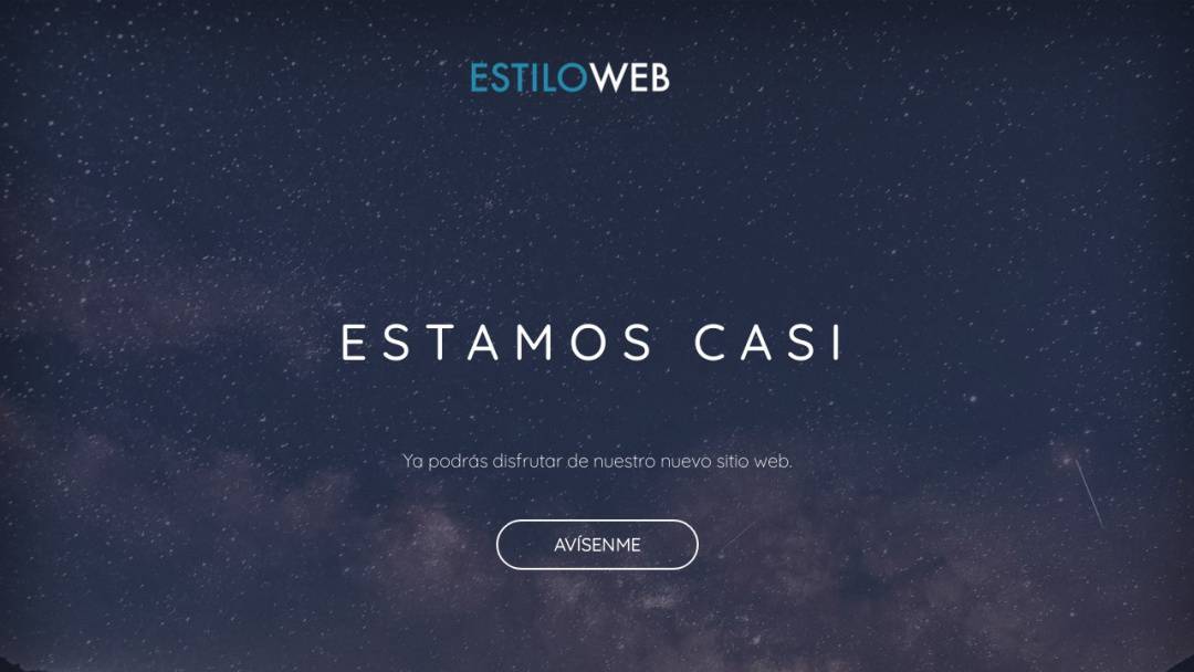 Screenshot of Estilo Web Chile's Website