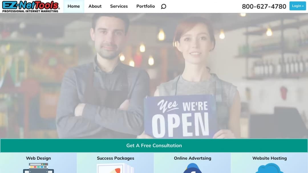 Screenshot of EZ-NetTools's Website